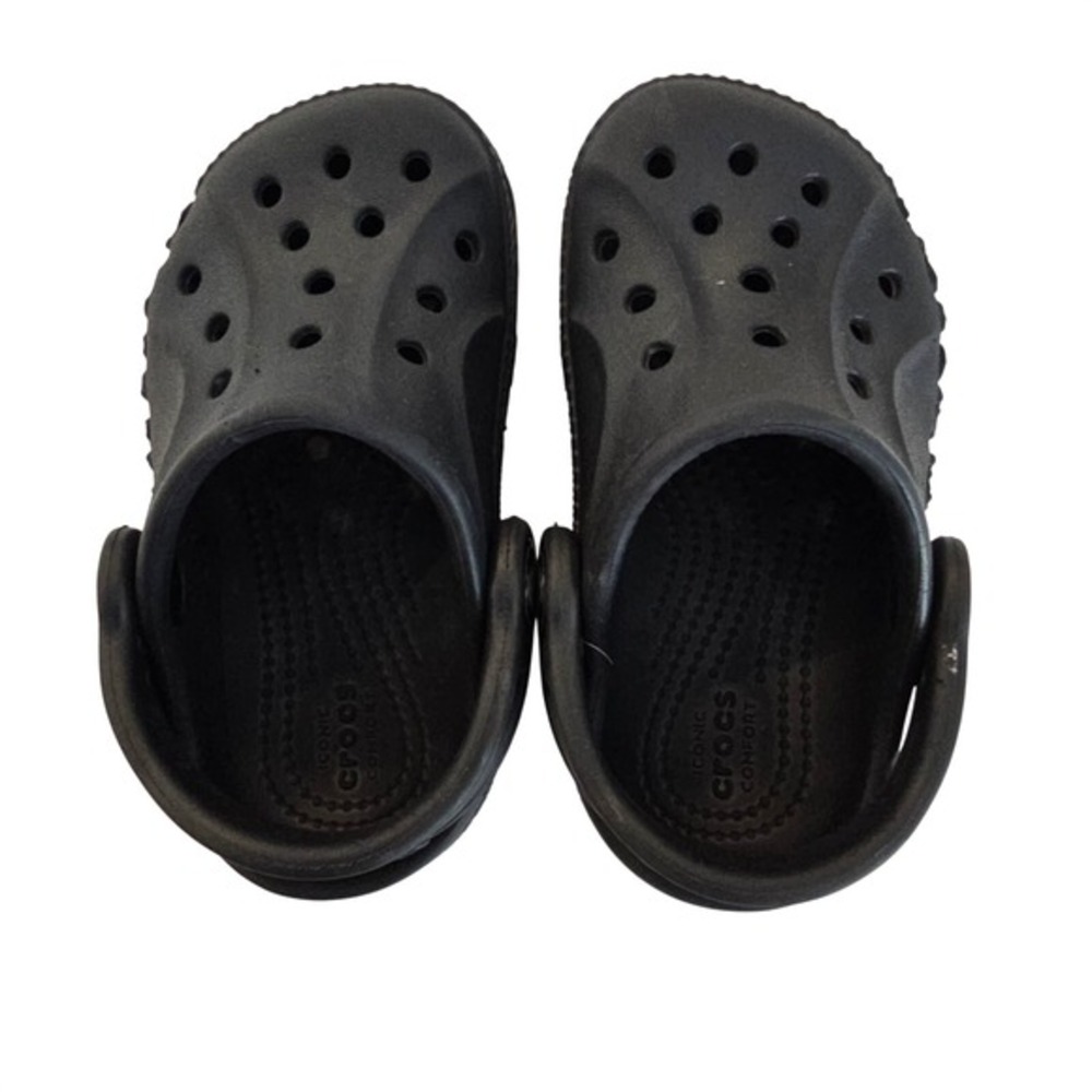 Crocs Clog Black Kids Toddler Size C5 Slip On Water‎ Shoes Breathable Comfort